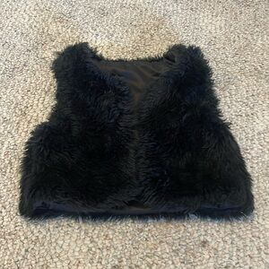 Toddler fluffy vest